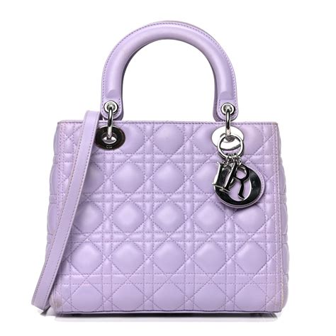 medium lady dior fashionphile|Lady Dior medium lambskin.